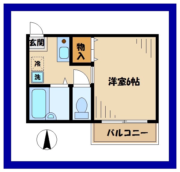 第３廣田マンションの物件間取画像