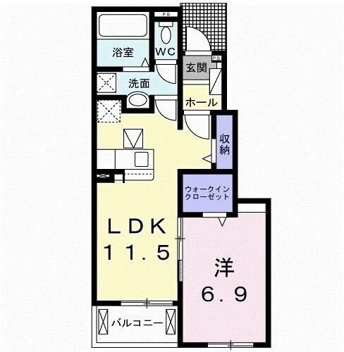 Ｋ－サルビアの物件間取画像