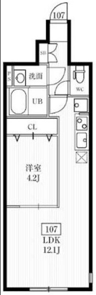 アーバンパーク宮前平　ＷＥＳＴの物件間取画像