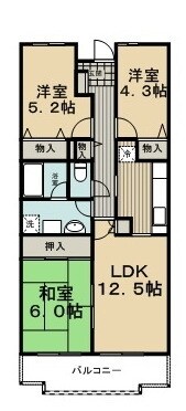 ピュアグレイス宮崎台の物件間取画像