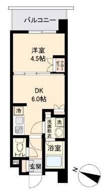 オープンブルーム二子の物件間取画像