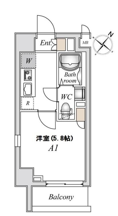 N-stage稲城の物件間取画像