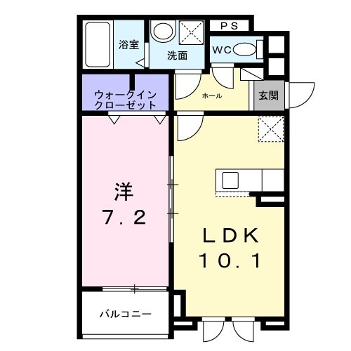 エムロードIIIの物件間取画像