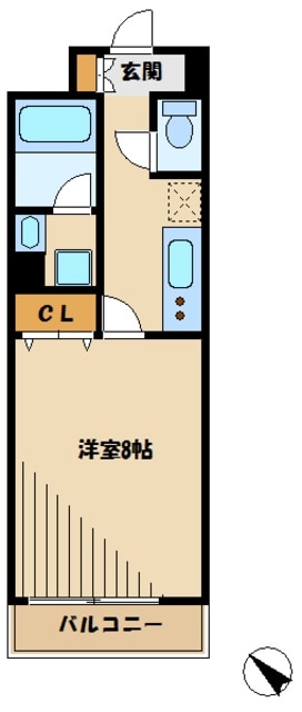 ローズカラードの物件間取画像