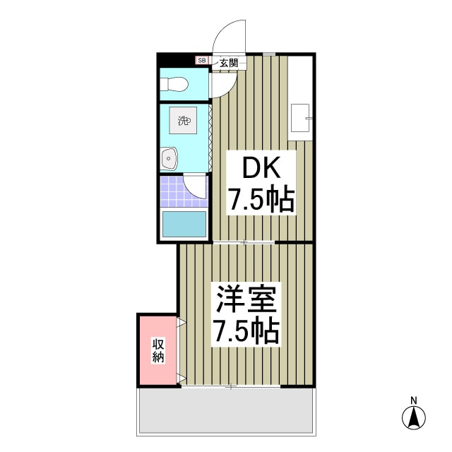 第2成城島田マンションの物件間取画像