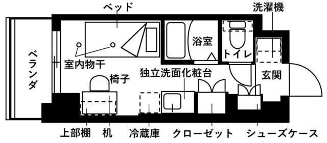 フレンシアエール仙川の物件間取画像