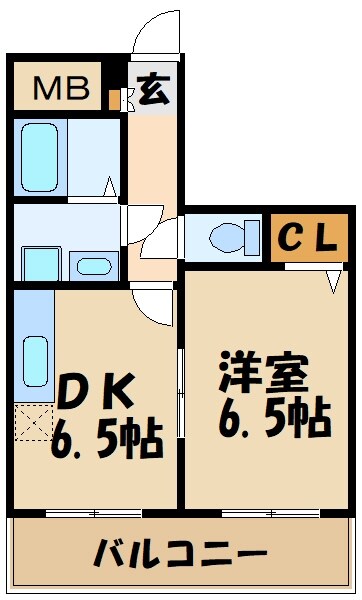 ヴィラフロレスタの物件間取画像