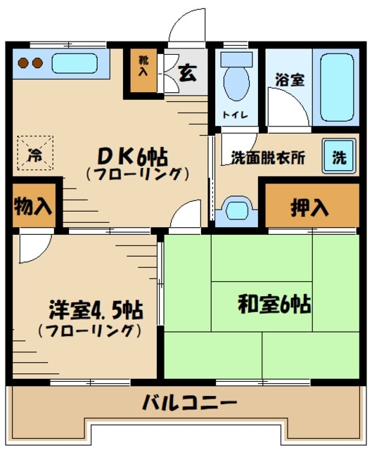 ルミエール本宿参番館　　　　の物件間取画像