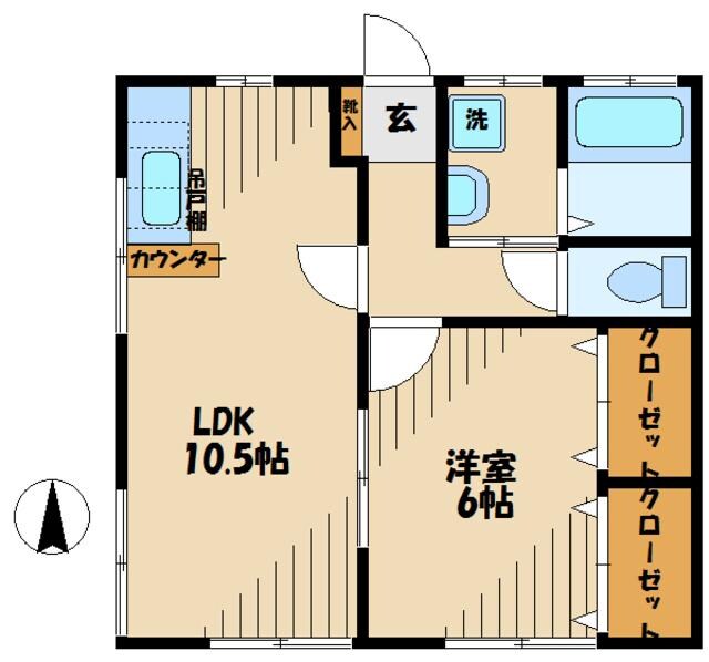 パーシモン　リーフの物件間取画像