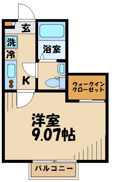 シエスタ東府中の物件間取画像