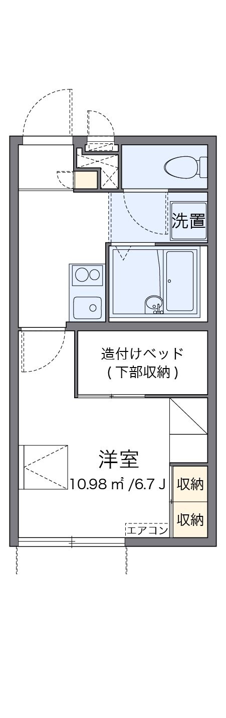 レオパレス英の物件間取画像