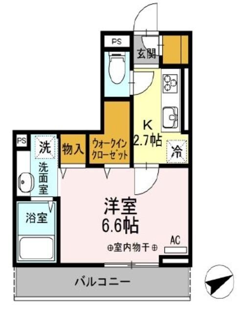 プルミエール柴崎の物件間取画像