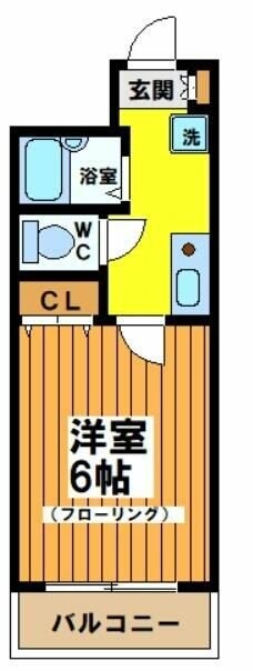 クレール南烏山の物件間取画像