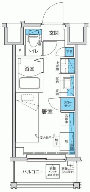 キャンパスヴィレッジ千歳烏山の物件間取画像