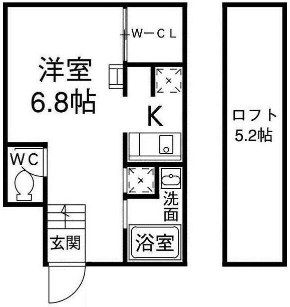 イヤシロチ下高井戸の物件間取画像