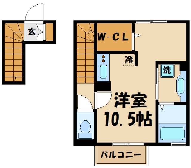 アケボノVIIIの物件間取画像