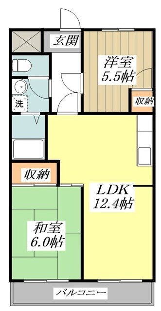 榎本第一コーポラスの物件間取画像