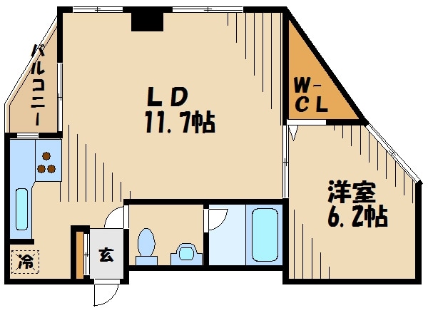 レジディア桜上水の物件間取画像