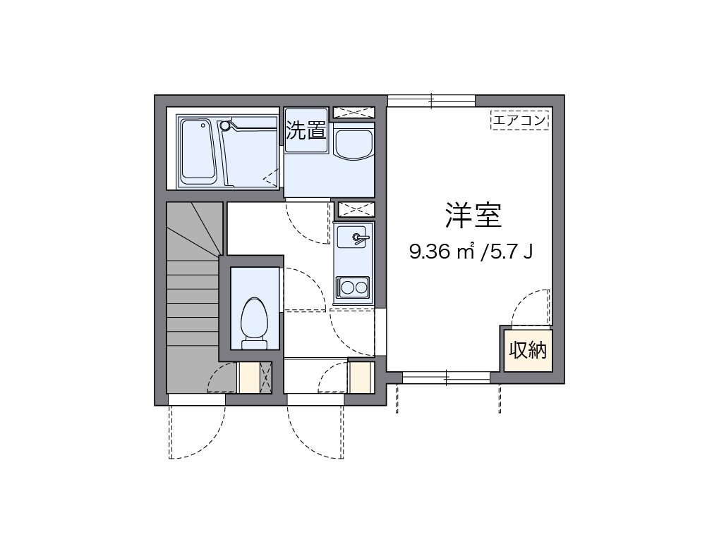 クレイノ久我山の物件間取画像