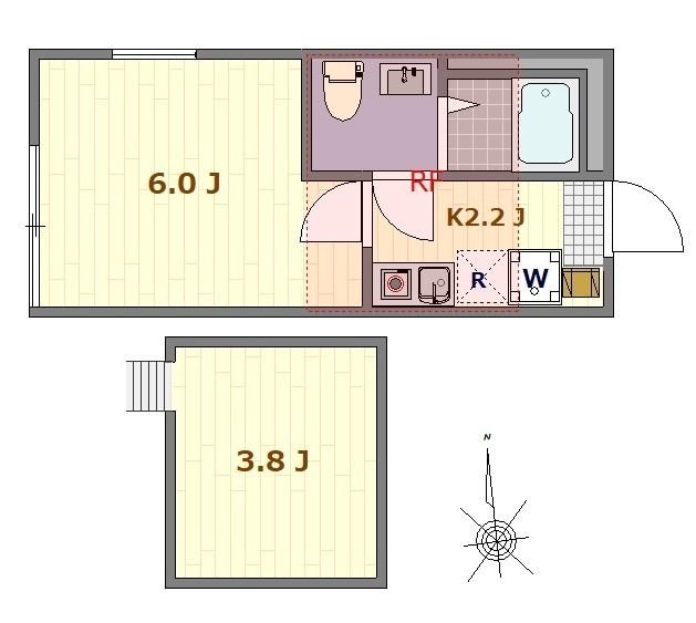 (仮称)稲田堤菅城下APの物件間取画像