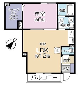 CASA T＆Wの物件間取画像