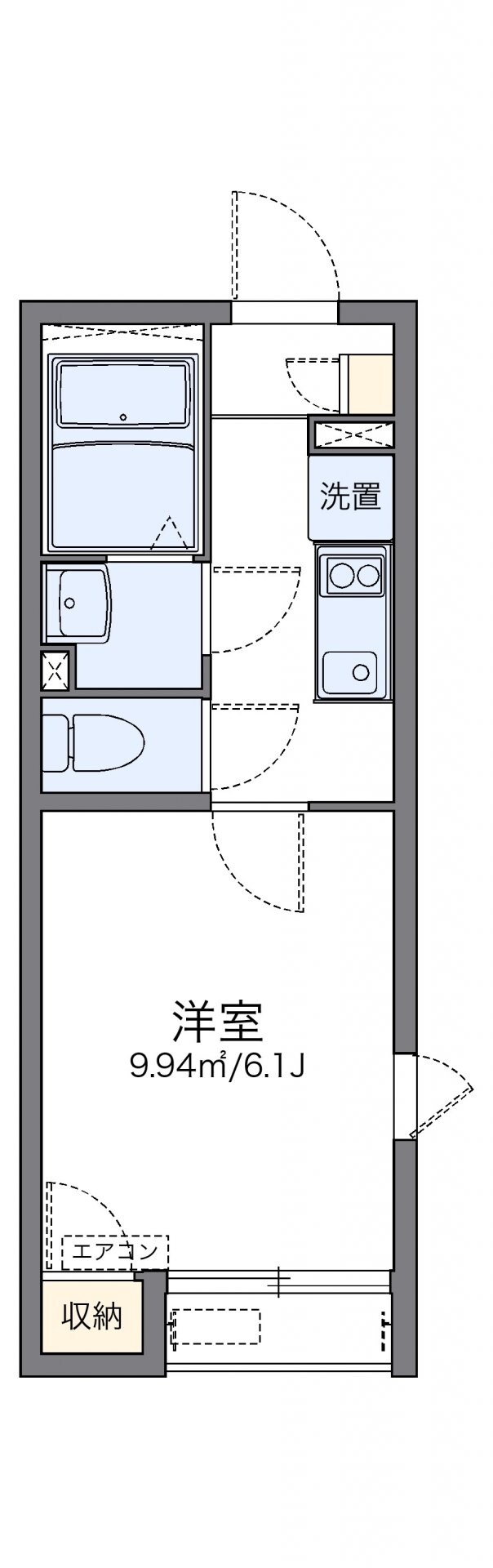 レオネクスト水木の物件間取画像