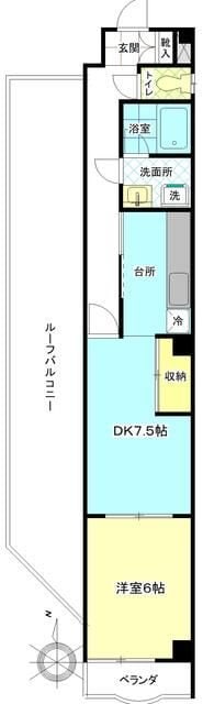 ヴランカ府中IIの物件間取画像