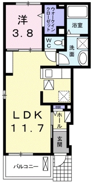 Ｃａｓａ　ＤｏｍａｎｉIIの物件間取画像