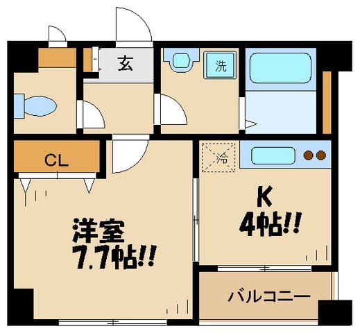 ラフィネールの物件間取画像