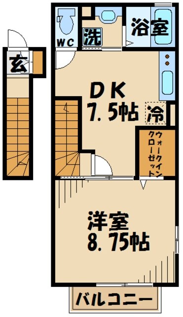 ヴェルデュールの物件間取画像