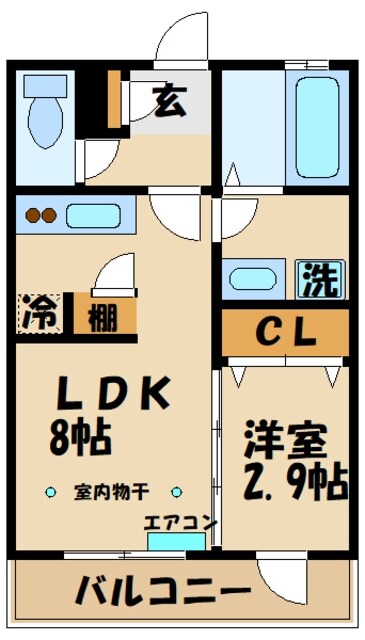 Sun　demeure　Bの物件間取画像