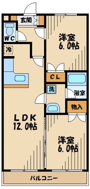 メゾンピュールジョワの物件間取画像