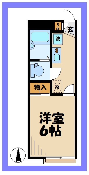 物件間取画像