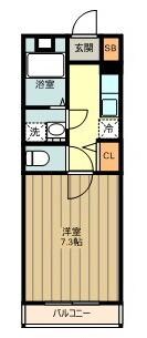 ヴェルドール立川の物件間取画像