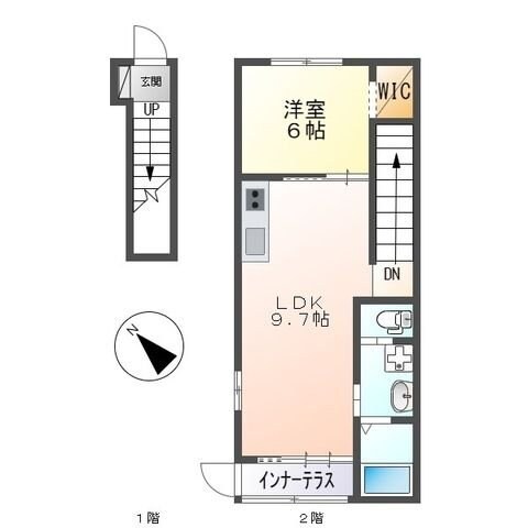 コンフォーレ　ハナミズキの物件間取画像