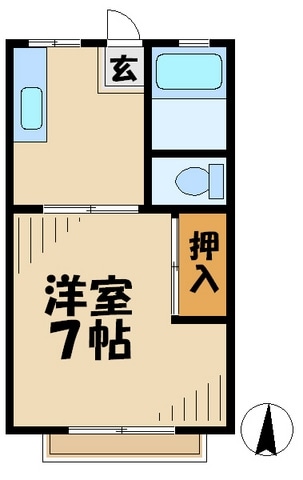 幸栄ハイツの物件間取画像