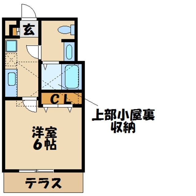 プラウランド京王堀之内の物件間取画像