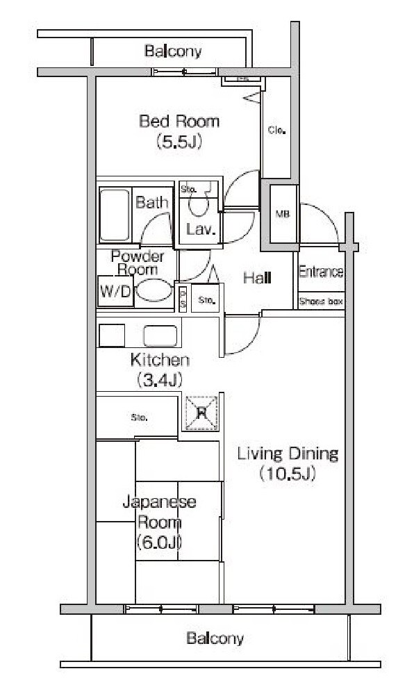 フィール天神町3号館の物件間取画像