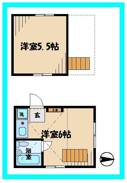 メグミコーポの物件間取画像