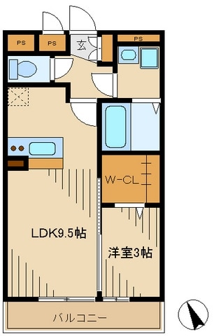 エスパシオの物件間取画像