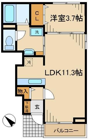 シエルの物件間取画像