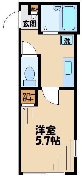 クレフラスト日野の物件間取画像