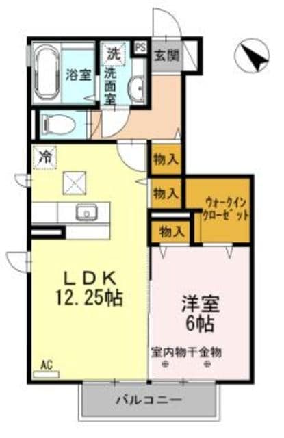 クレセントＳの物件間取画像