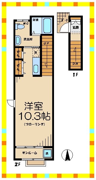 エクセル白糸台の物件間取画像