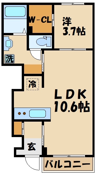 グレースランドの物件間取画像