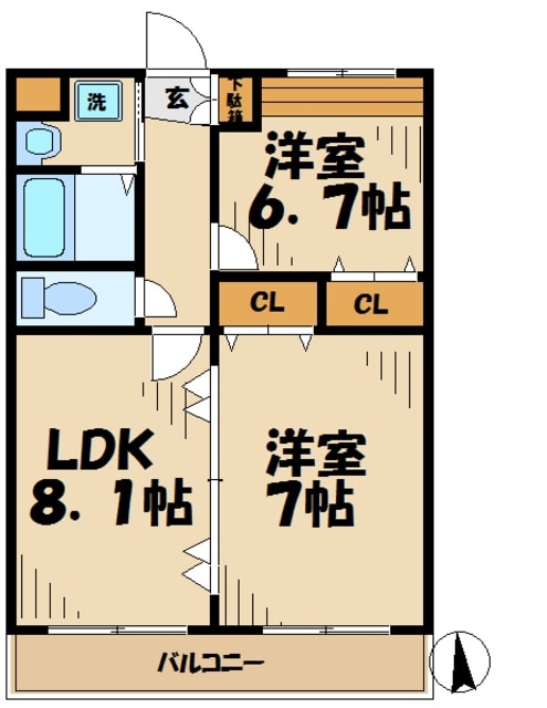 ルーチェの物件間取画像