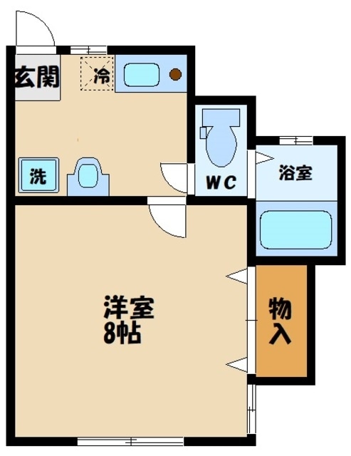 DOME-TAMA　Ｐ棟の物件間取画像