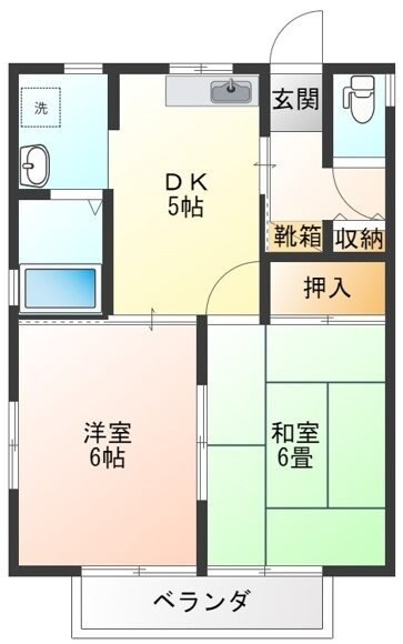 ＳＡ　シティパルの物件間取画像