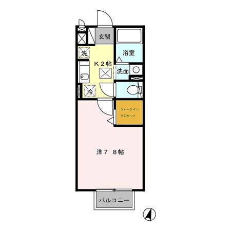 ヴェルデの物件間取画像