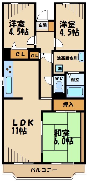 ヴェルドミール　　の物件間取画像